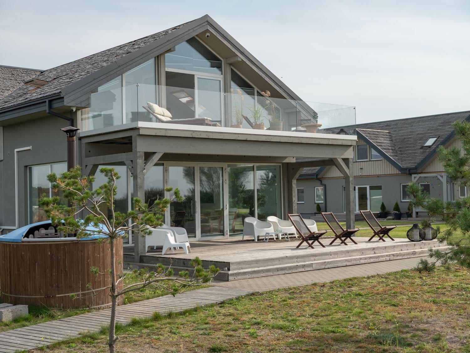 Guest House Skrablas Rucava Eksteriør bilde